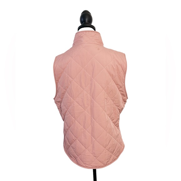 Women's Blush Pink Reversible Vest - Picture 3 of 6